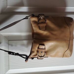 Y2K Coach Leather Sm/Med Brown Purse